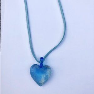 Murano Glass Heart Necklace